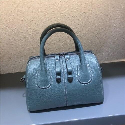 OUSSON Leisure Leather Large Capacity Shoulder Messenger Bag Multifunctional Crosdbody Bag Tote Handbag For Women