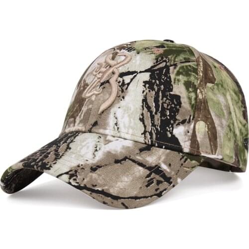 High Quality Cotton Baseball Cap Outdoor Tactical Cap Camouflage Army Mens Cap Casual Hip-hop Hat Jungle Browning Hat Men