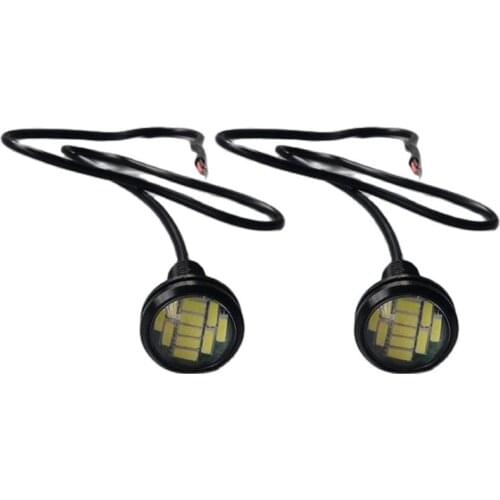 2pcs Highlight Waterproof Lights 12V Convex Lens Lamp 12W High Power LED Hawkeye Light 3S Lipo Battery for RC Boat Accessories
