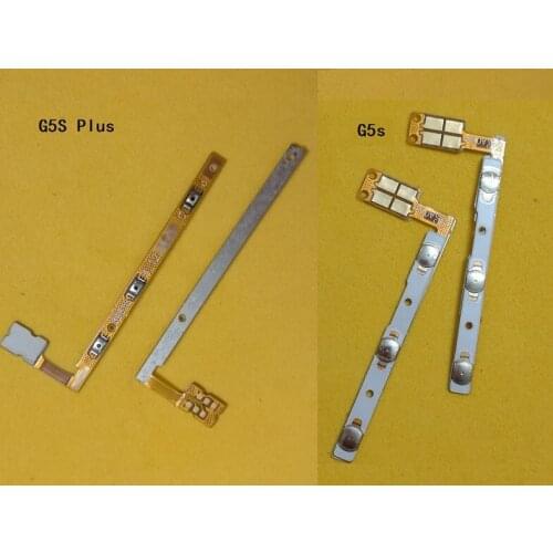50pcsNew Side Power Volume Button Key Flex Cable For Motorola Moto G5S Plus Repair Parts