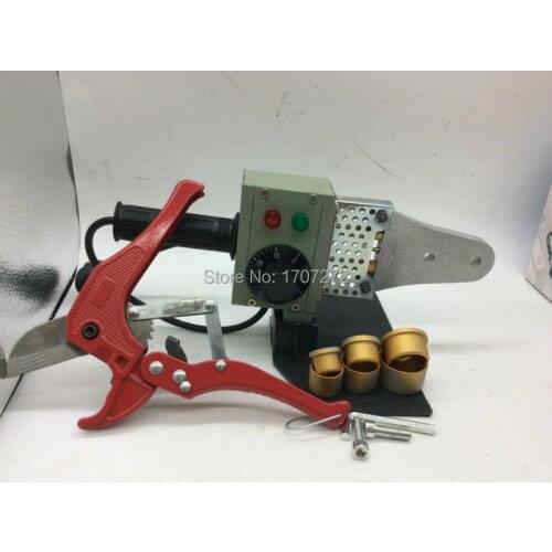 Free Shipping Temperature controlled PPR Welding Machine, PE pipe welding machine with a ppr cutter AC 220V 600W 20-32mm