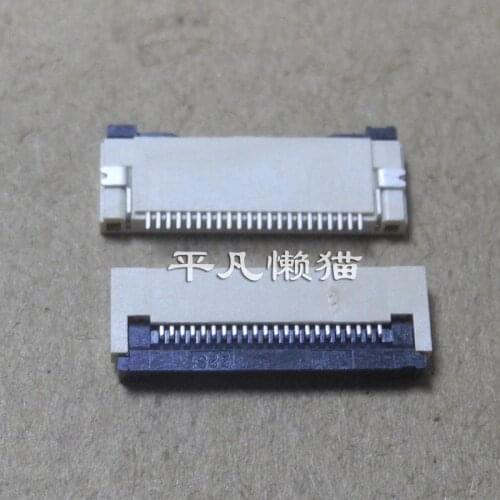 Free shipping FPC 22-pin 0.5MM pitch Lower connection Flip-flop socket Notebook Start-up touch keyboard buckle seat