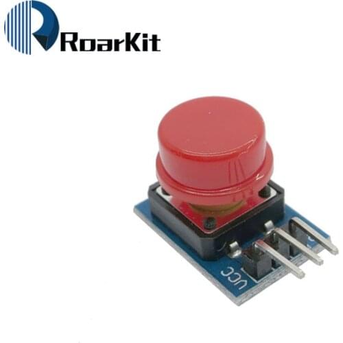 12X12MM Big key module Big button module Light touch switch module with hat High level output for arduino or raspberry pi 3