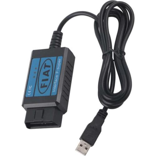 OBD II EOBD USB Diagnostic Tool Reader Scanner Fit for Fiat Panda / Punto / Doble / Lancia