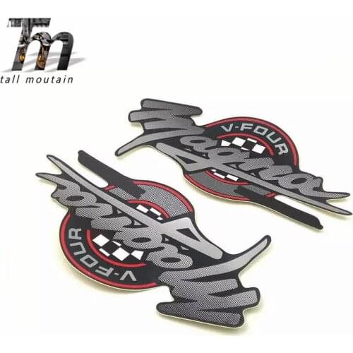 Fuel Gas Tank Emblem Badge Decal Side Stickers w/ Glue For Honda Magna V-FOUR V25 V30 V42 V45 V65 VT250 VF500 VF700 VF750 VF1100