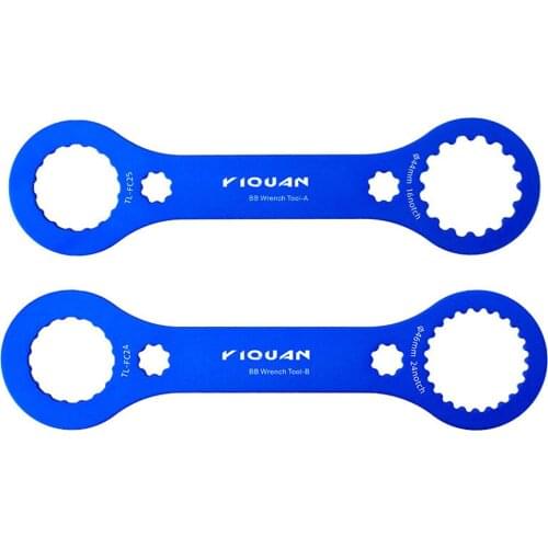 1Pair Bike Wrench Portable Repair Tools Metal Bottom Bracket Wrench Center Shaft Bicycle Spanner