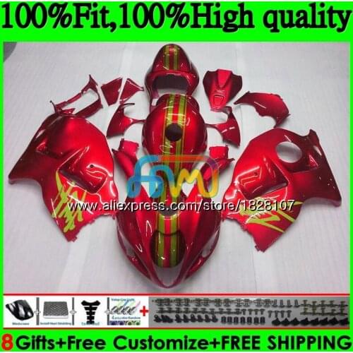 Injection For SUZUKI Hayabusa GSXR 1300 GSXR1300 08 13 14 15 16 57BS.0 GSX-R1300 2008 2013 2014 2015 2016 Fairing Hot Pearl red