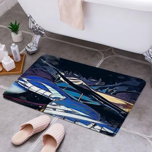 Solo levelling 3D Print Doormats Rectangle Non-Slip DoorMat Bedroom Kitchen Entrance Print Door rugs Dropshipping