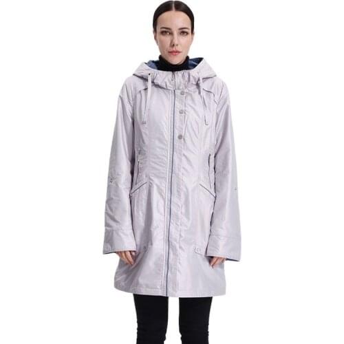 Warm Women Down Jacket Hood Office Lady Parka Quilted Coat Thin Cotton Clothes Lightweight Windproof Quality Fashi 18-32