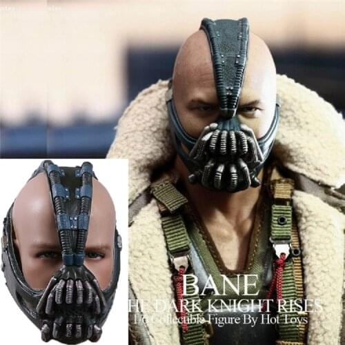 Bane Mask Dark Knight Horror Mask Halloween Costume Bane Helmet Mask Latex Adult Cosplay Props for Halloween