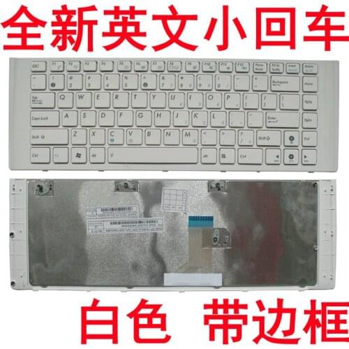 New Laptop Keyboard for Asus A40D A40I A40E A40EN A40JN A40J A40 US Layout white