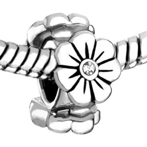 New flower charm beads. Suitable for Pandora bracelets and necklaces.beads for jewelry making