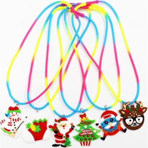 Several Styles Kid Children Cartoon Necklace Colorful Animal Beads Pendant Necklace Boy Girl Gift Favor