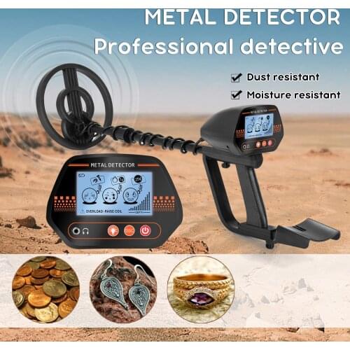 MD830 Underground Metal Detector Pinpointer Portable Gold Treasure Detector Depth Metal Detecting Tool Finder for Adults Kids