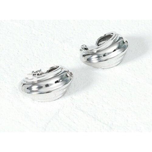 Hollow Wide Chunky Hoop Earrings O Shape Geometric Earrings For Women Circle Minimalist Earrings Hoops 2021 Jewelry