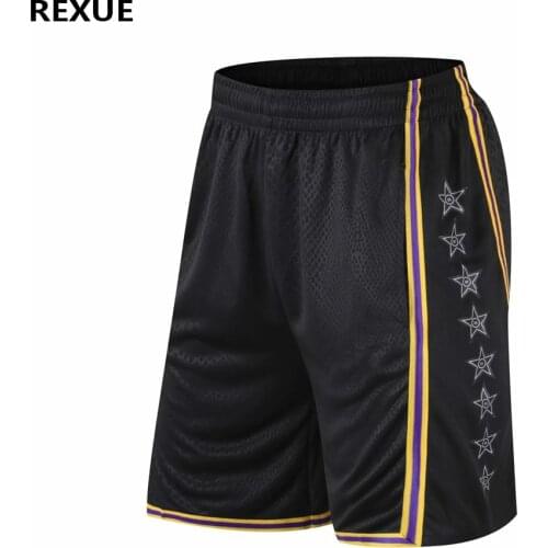 Professional basketball shorts Men solid style European size breathable basket cloth classic sports training shorts outdoor cool
