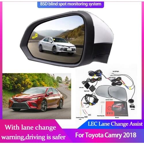 Blind Spot Monitoring for Toyota Camry 2018~2021 BSD BSA BSM Radar Detection System Microwave Sensor Assistant Driving Security