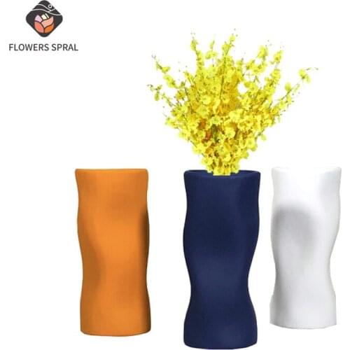 Modern Home Decoration Vase Creative Irregular Christmas Decoration Vase Simple Room Living Room Decoration Morandi Vase