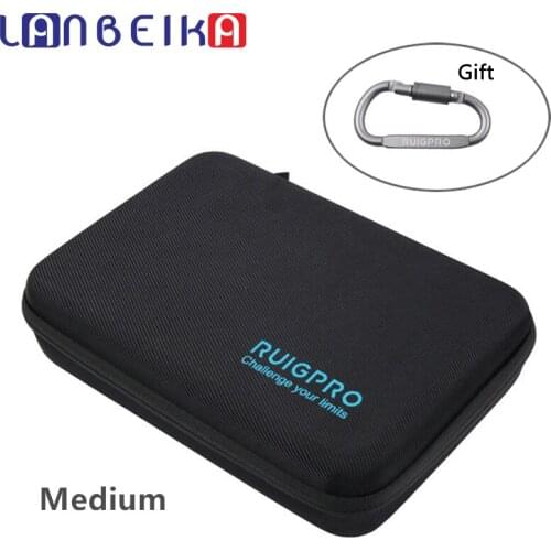 LANBEIKA Storage Bag Protective Case Box Medium Size Handbag For GoPro Hero 9 8 7 6 SJCAM SJ9 SJ8 SJ6 DJI OSMO Action Camera Bag