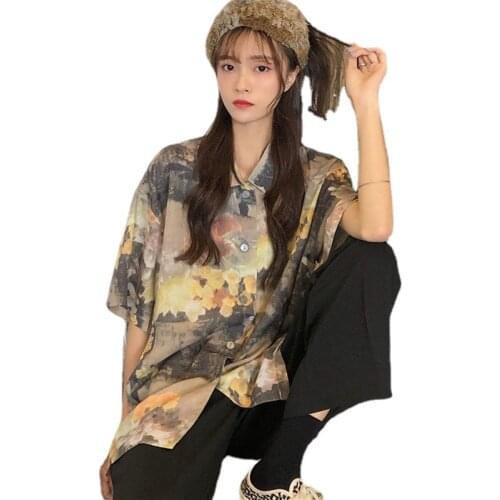 TOKITIND Women's Oversized Shirts