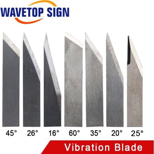 Vibration Knife Cutting Machine Blade Cutter Head Single Blade Double Blade 16-45 Degree for CNC Genuine Leather Cutting Machine