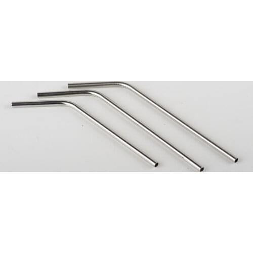 WOWSHINE Free shipping 100pcs/lot Metal drinking straw stainless steel strawthickness 0.55mm not 0.3mm cheap one 6MMx215MM FDA