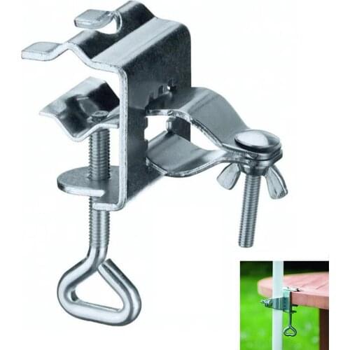 1PC Balcony Umbrella Holder Top Quality Parasol Table Clamp Patio Beach Umbrella Holder for Parasols 24mm-32mm Diameter