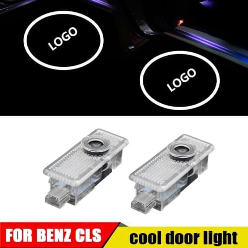2Pcs Car Door Logo Projector Light Welcome Lamp Courtesy Laser For Mercedes Benz CLA-Class Couple E C A207 CLS C218