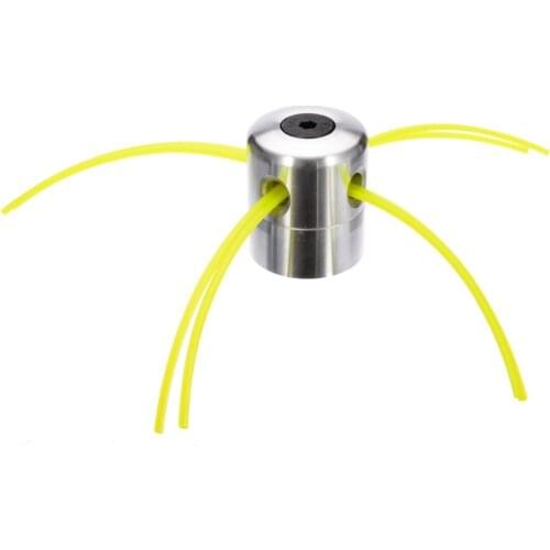 Aluminum Grass Trimmer Head Universal String Saw Grass Brush Trimmer Head for Lawn Mower Cutter Tool