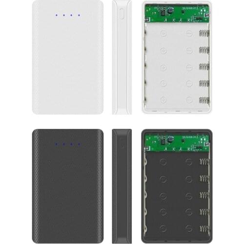 2021 New DIY 5x18650 Battery Case With Indicator Power Bank Shell Charger Box Accessorie