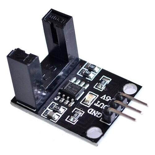 Motor speed sensor module, through-beam photoelectric sensor, wide slot type photocoupler, infrared through-beam counting
