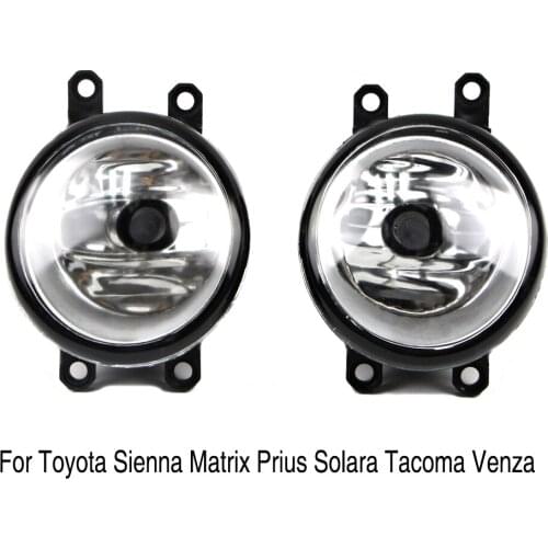 Front Fog Light For Toyota Highlander Matrix Prius 2009 2010 Bumper Lamp W/ Bulb