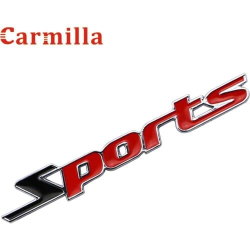 3D Sport Emblem Logo Car Truck Pattern Badge Stickers for Fiat 500 500x Grande Punto Ducato Punto Panda Ssangyong Kyron Actyon