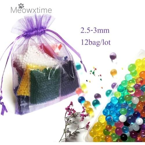 6000pcs Hydrogel Pearl Shaped Green Crystal Soil Water Beads Mud Grow Ball Wedding Growing Bulbs