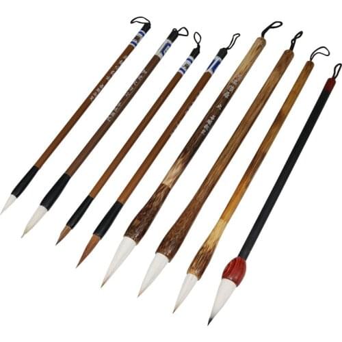 1 Pcs Wolf Hair Calligraphy Brush Chinese Writing Brush Paint Brush Artist Drawing Watercolor Painting Brushes School Supplies