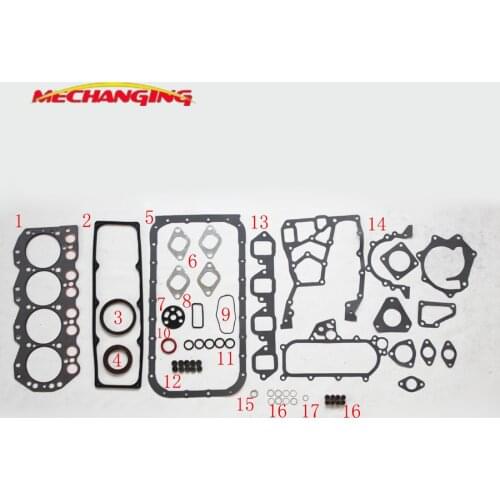 TD27 FOR FORD MAVERICK FOR NISSAN TERRANO ENGINE HEAD GASKET SET Engine Parts Full Set Engine Gasket 10101-43G85 51008000
