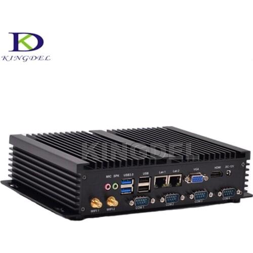 Best price 8G RAM+500G HDD Intel Celeron C1037U dual core Fanless Industrial dual lan pc,4 RS232 COM port USB 3.0,HDMI NC250