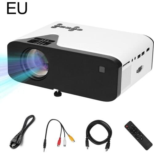 Mini LED Projector WIFI Supported Mobile Phone Mirroring HD 1920x1080P Big Screen Projector Home Theater Beamer