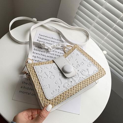 Fashion Small Handbags For Women 2021 Retro Simple Woven Bag Designer Versatile Shoulder Bag Female New Crossbody Bag Purse