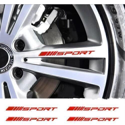4pcs Car Wheel Decal Styling Accessories Sticker For Mazda 3 6 5 Spoilers CX-5 CX 5 CX7 CX-7 CX3 CX5 M3 M5 MX5 RX8 Atenza