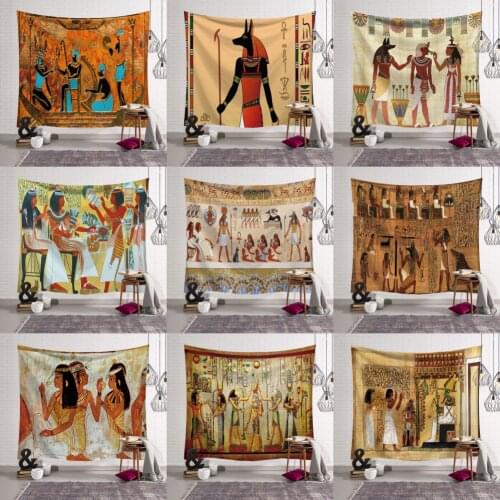 Nordic background Egyptian Culture mural Tapestry Wall Hanging Blanket Home Decor Wall Cloth Window Tapestries Wall Carpet
