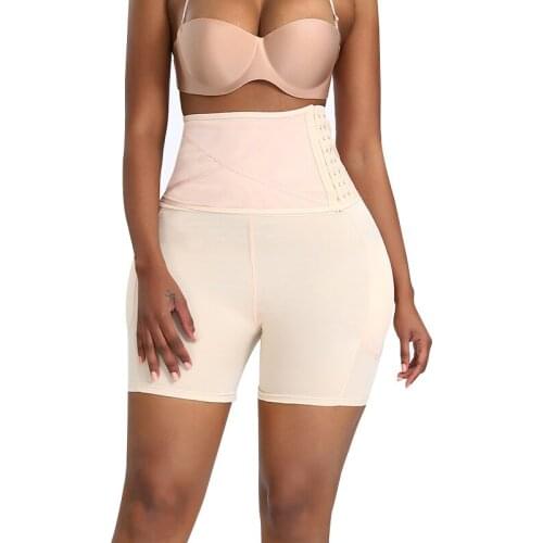 New High-waisted Abdomen-lifting Pants, Fake Butt Side-breasted, Plump Buttocks, Plump Hips, Body Shaping Womens Boxer Briefs