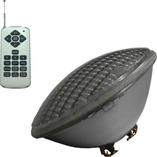 Underwater LED Light 12V PAR 56 RGB Pool Lamp IP 68 Waterproof Multicolor with Remote