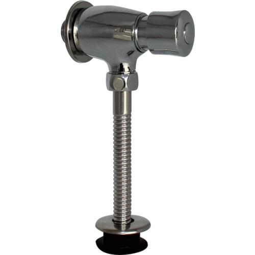 Straight Pipe Urinal hand pressing type brass flush valve time delay water inlet valve