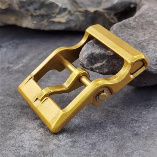 Luxury Solid Brass Belt Buckles For Men Belt Waist Buckle For Belt DIY Accessories Leather Craft Men Buckle Belt BK0133
