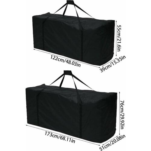 S/L Multi-Function Waterproof Garden Furniture Storage Bag Furniture Cushion Seat Protective Cover Large Storage Bags