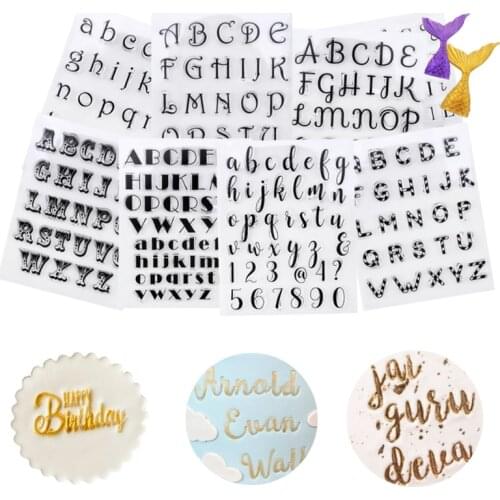 Stamps for Cookies Letters Cake Sweet Letters Stamp Decorating Tools Fondant Embossing DIY Alphabet Cutter Pastry Accessories