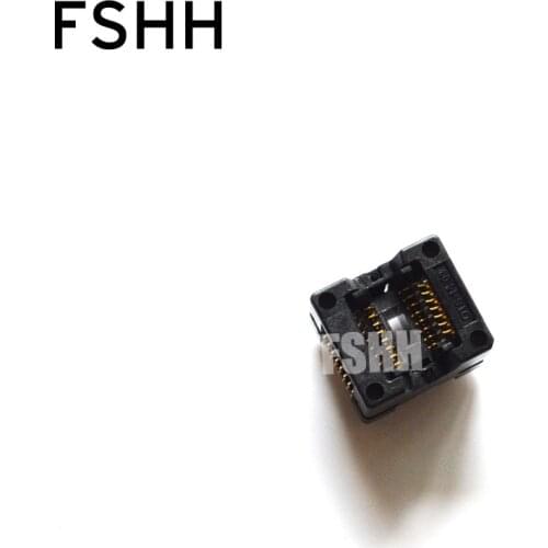 OTS-16-03 150mil SOP16 IC Test Socket OTS-16-1.27-03 Burn-in Socket Pin pitch=1.27mm width=3.9mm 6.0mm