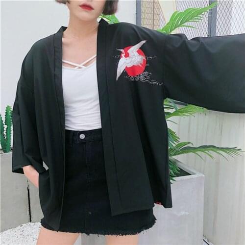 Japanese kimono traditional obi new feeling clothing kimomo japanese cardigan kimono japones women haori