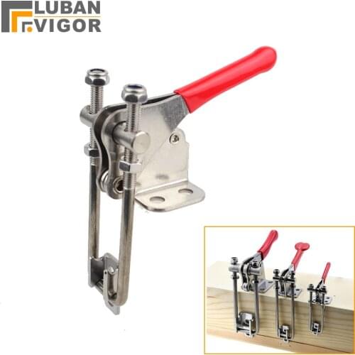 304stainless steel ,Latch-type lock clip ,90 degree vertical Fast presser fixture,sturdy,durable,Woodworking press clamps